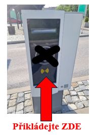 Přikládejte kartu zde