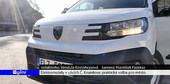 Elektromobily v&nbsp;ulicích Českého Krumlova