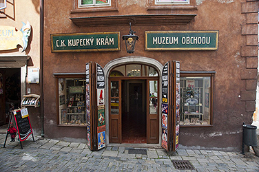 CK kupecký krám, Muzeum obchodu, Radniční čp. 29